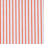 Popeline Chemise Rayures Orange - Ribes y Casals