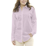 Popeline Chemise Vichy Rose - Ribes y Casals