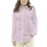Popeline Chemise Vichy Rose - Ribes y Casals