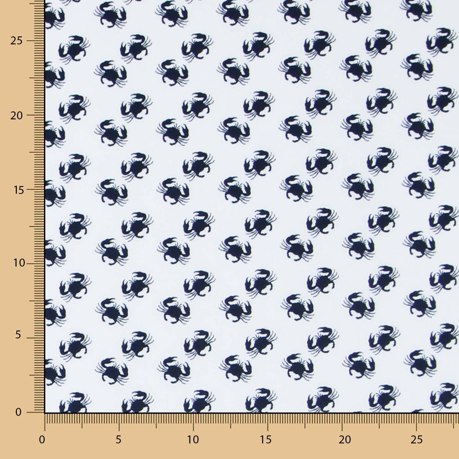 Popeline Crabe Blanc - Ribes y Casals