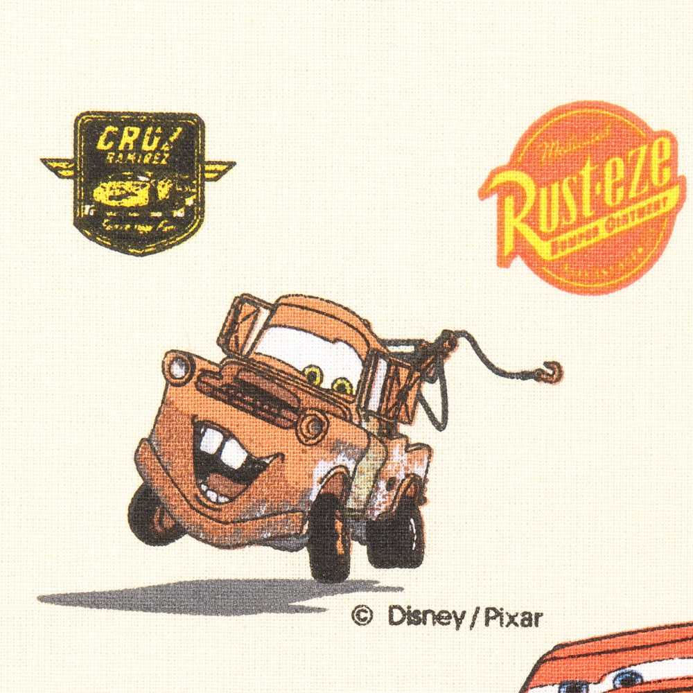 Popeline Cars Disney Écru - Ribes y Casals