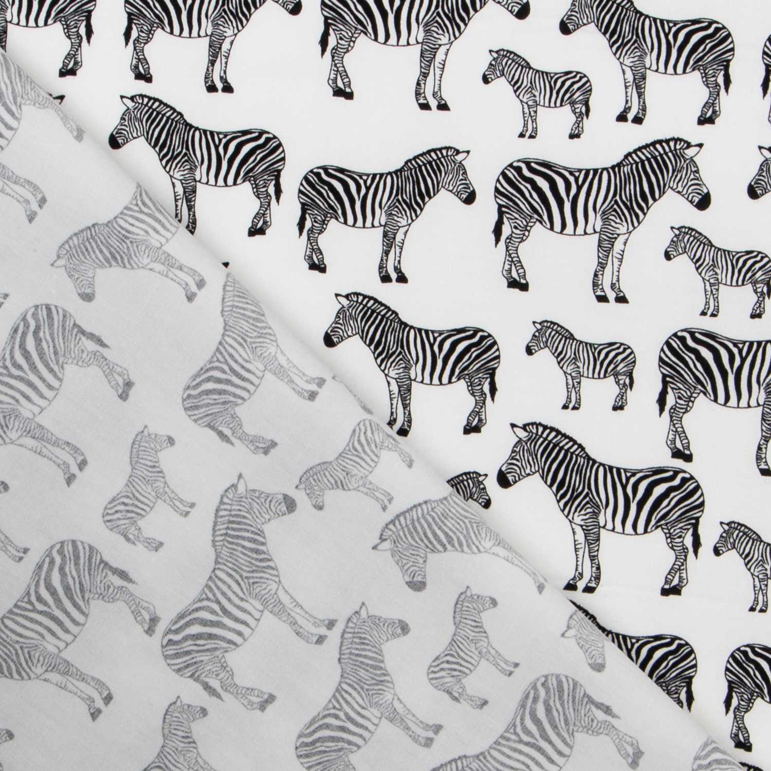 Popeline Zèbres Écru - Ribes y Casals