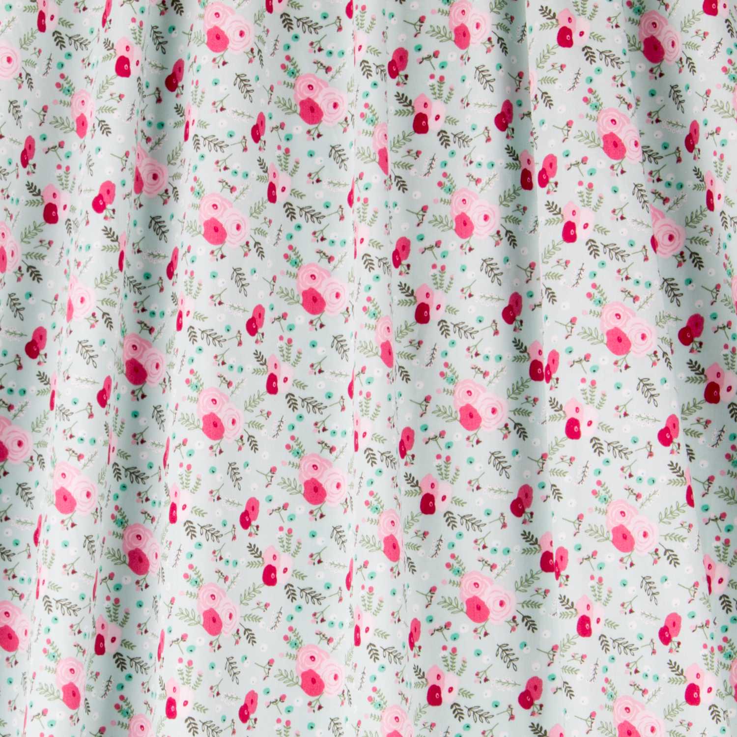 Popeline Crétonne Vert d&#39;Eau - Ribes y Casals