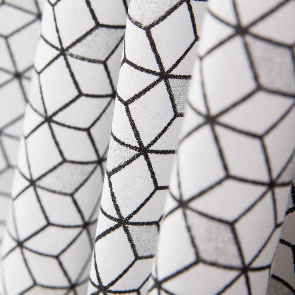 Popeline Argent Cube - Ribes y Casals