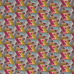 Tissu Popeline Cube Triangle 3d - Ribes y Casals