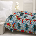 Tissu Coton Vert Planètes - Ribes y Casals