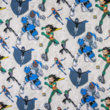 Tissu Coton Catrina Cactus Noir - Ribes y Casals