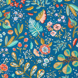 Popeline Coton Ancolie Peinture - Ribes y Casals