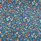 Popeline Coton Ancolie Peinture - Ribes y Casals