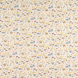 Popeline Coton Animaux Écru - Ribes y Casals