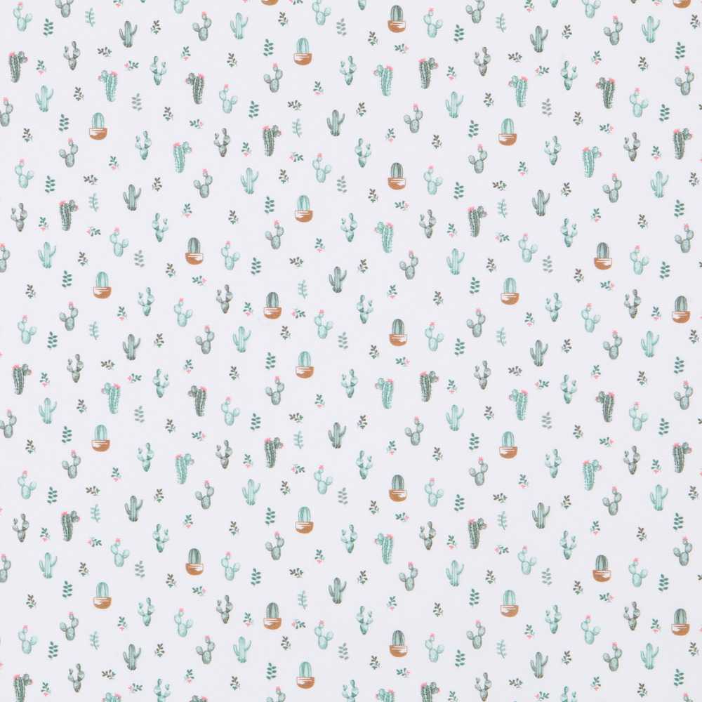 Popeline Coton Bonzais Blanc - Ribes y Casals