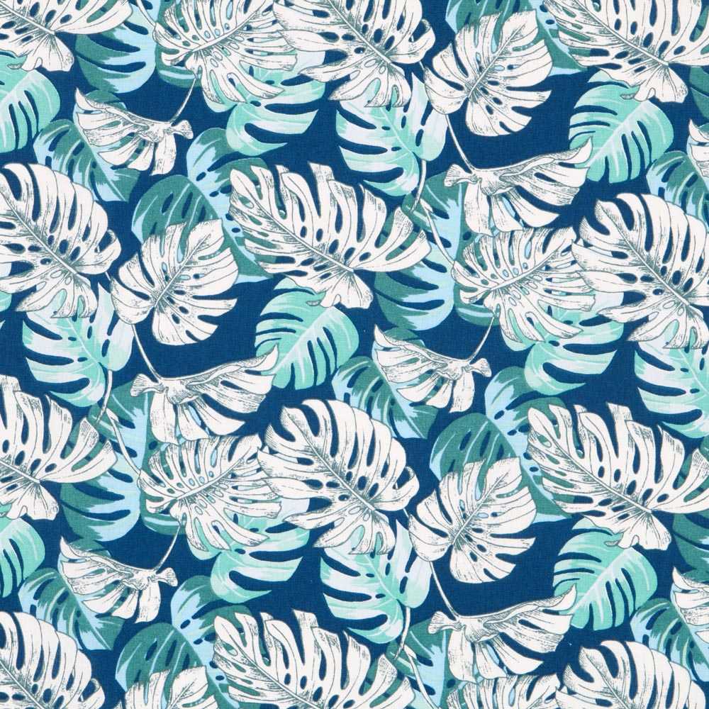 Popeline Coton Brésil Turquoise - Ribes y Casals