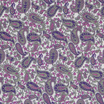 Popeline Coton Violet Cachemire - Ribes y Casals