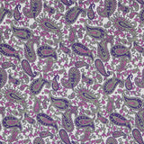 Popeline Coton Violet Cachemire - Ribes y Casals