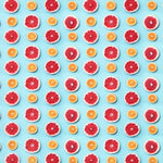 Popeline Coton Citrique Turquoise - Ribes y Casals