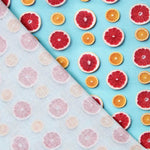 Popeline Coton Citrique Turquoise - Ribes y Casals