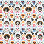 Cotton Popeline Coco Guitares - Ribes y Casals