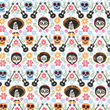 Cotton Popeline Coco Guitares - Ribes y Casals