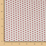 Popeline Coton Coeurs - Ribes y Casals