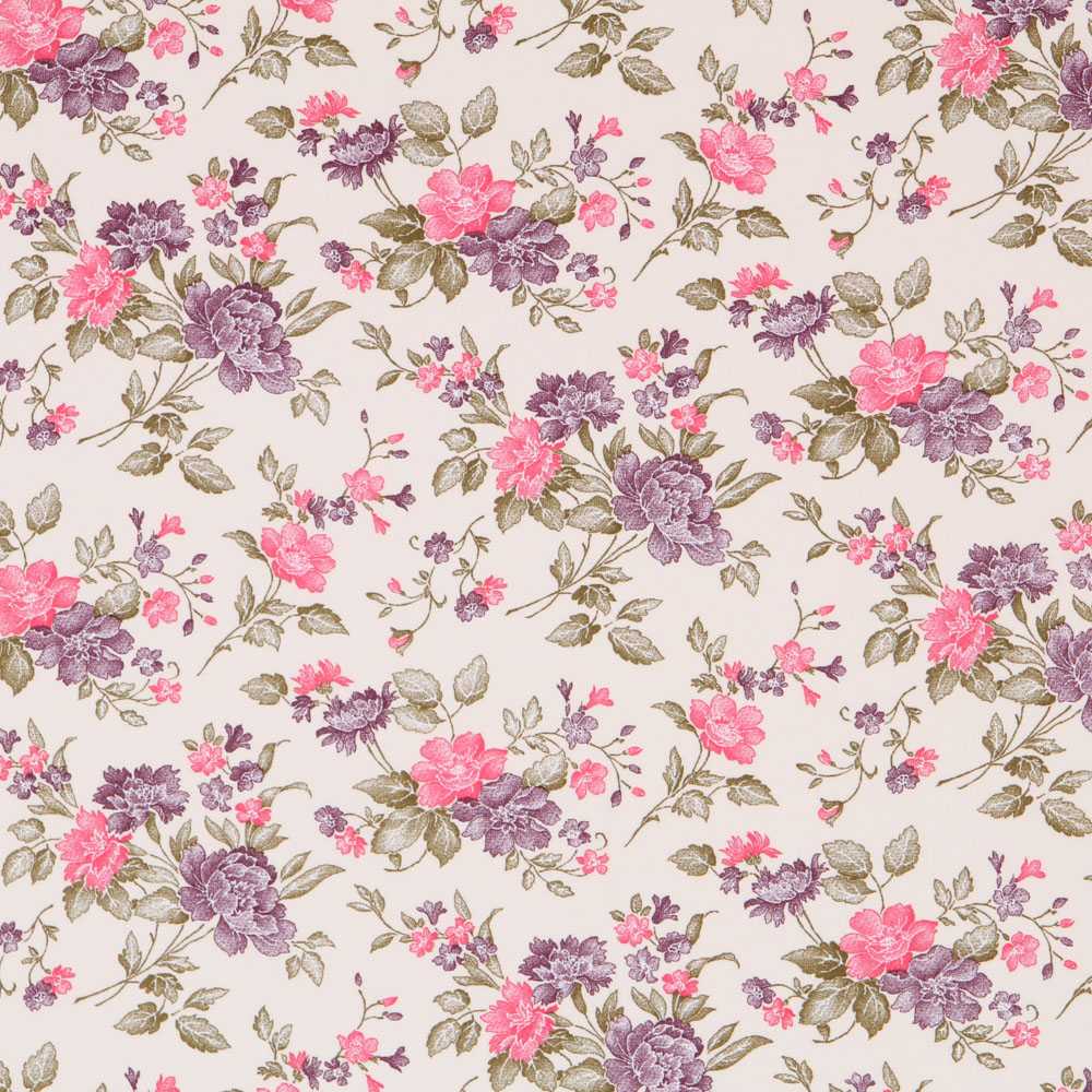 Popeline Coton Crétonne Fuchsia - Ribes y Casals