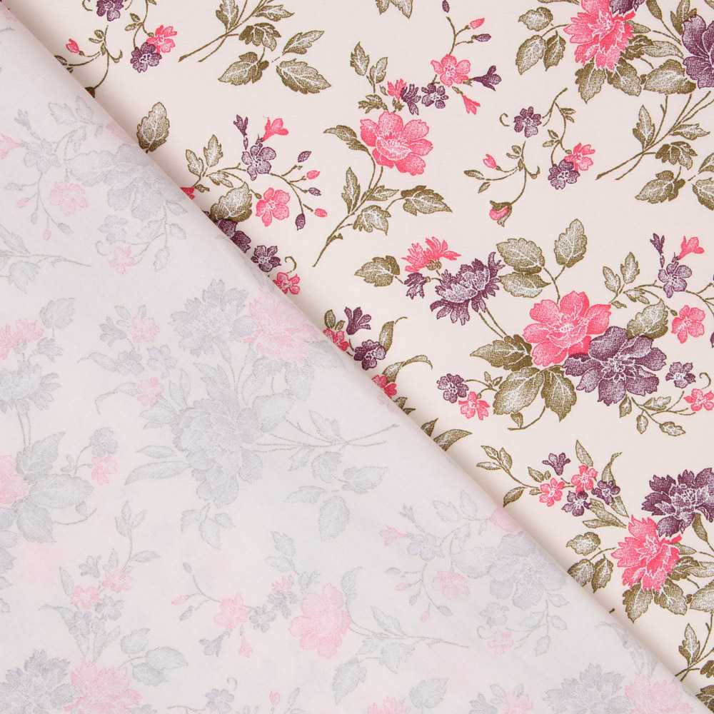 Popeline Coton Crétonne Fuchsia - Ribes y Casals