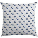 Popeline Coton Chiens Bleu - Ribes y Casals