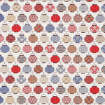 Popeline Coton Lampions Japonais - Ribes y Casals