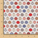 Popeline Coton Lampions Japonais - Ribes y Casals