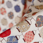 Popeline Coton Lampions Japonais - Ribes y Casals