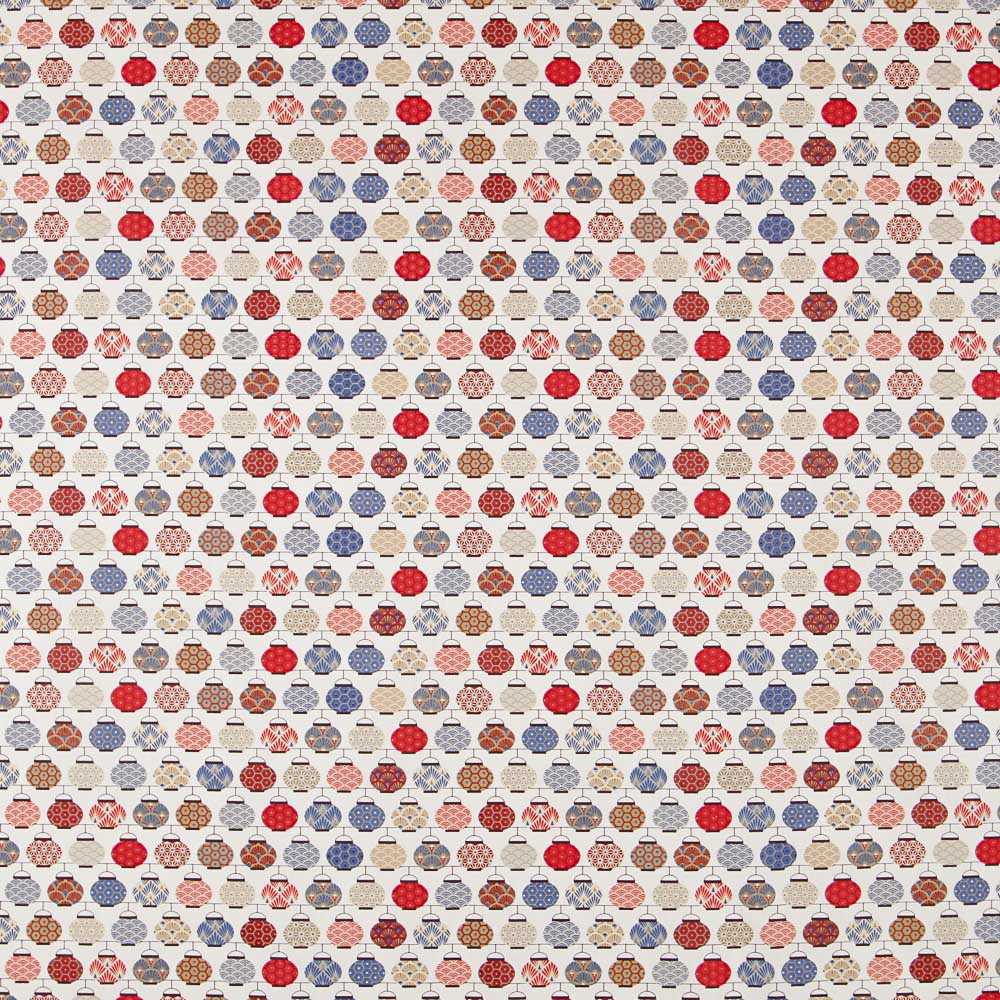 Popeline Coton Lampions Japonais - Ribes y Casals