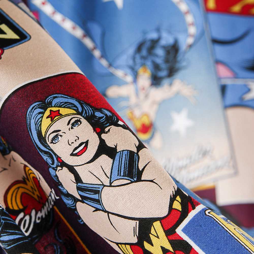 Popeline Coton WONDER WOMEN - Ribes y Casals