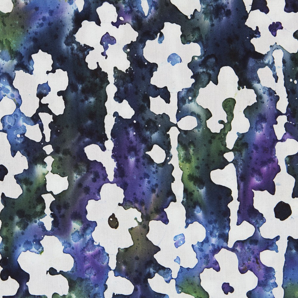 Popeline Coton Tie Dye Blanc - Ribes y Casals