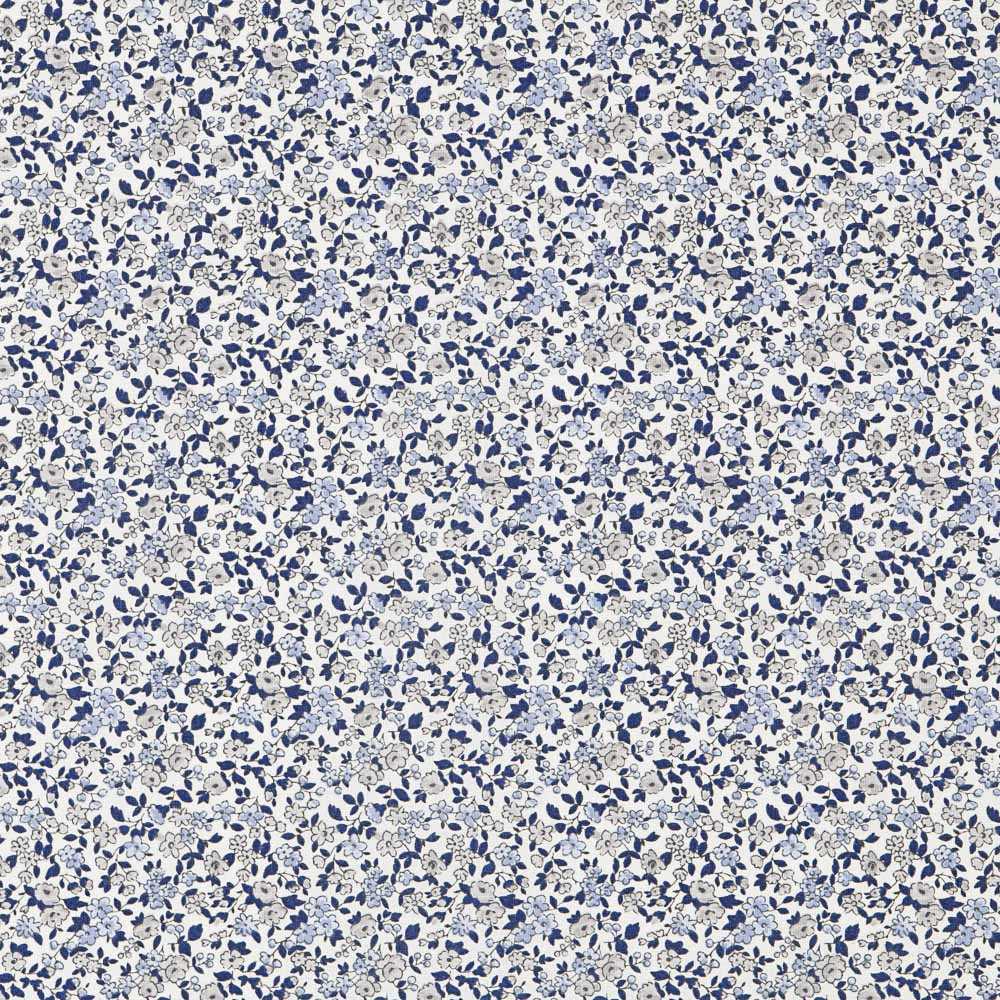 Popeline Coton Liberty Bleue - Ribes y Casals