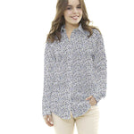 Popeline Coton Liberty Bleue - Ribes y Casals