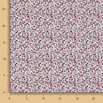 Popeline Coton Liberty Rouge - Ribes y Casals