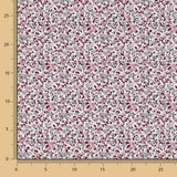 Popeline Coton Liberty Rouge - Ribes y Casals