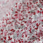 Popeline Coton Liberty Rouge - Ribes y Casals