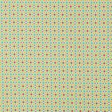 Popeline Coton Vert Géométrique - Ribes y Casals