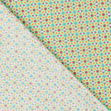 Popeline Coton Vert Géométrique - Ribes y Casals