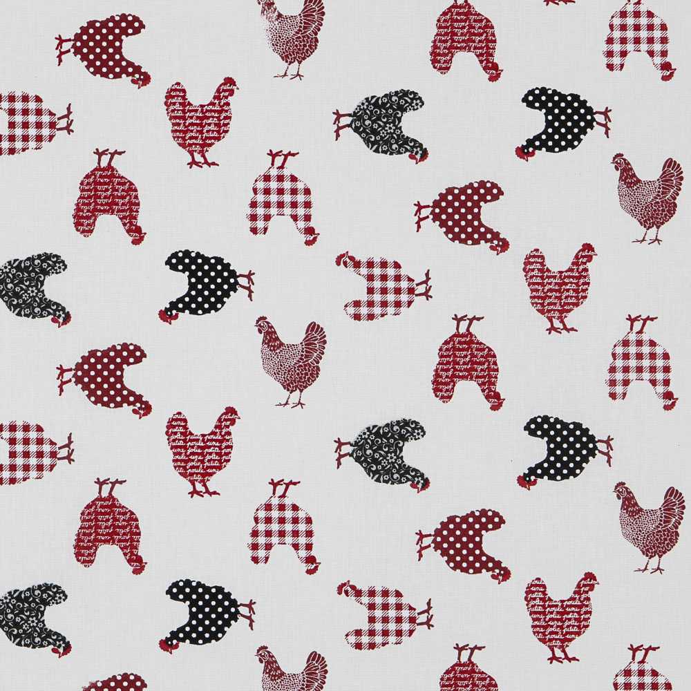 Popeline Coton Ferme Blanche - Ribes y Casals