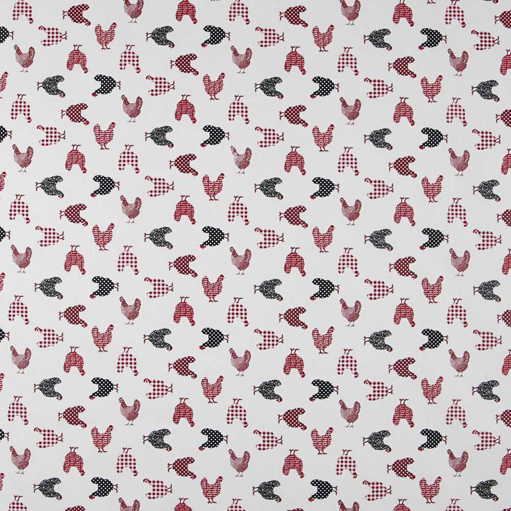 Popeline Coton Ferme Blanche - Ribes y Casals