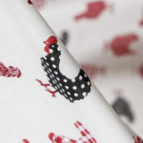 Popeline Coton Ferme Blanche - Ribes y Casals