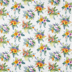 Popeline Coton Hibiscus Blanche - Ribes y Casals