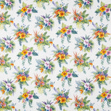 Popeline Coton Hibiscus Blanche - Ribes y Casals