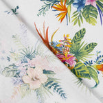 Popeline Coton Hibiscus Blanche - Ribes y Casals