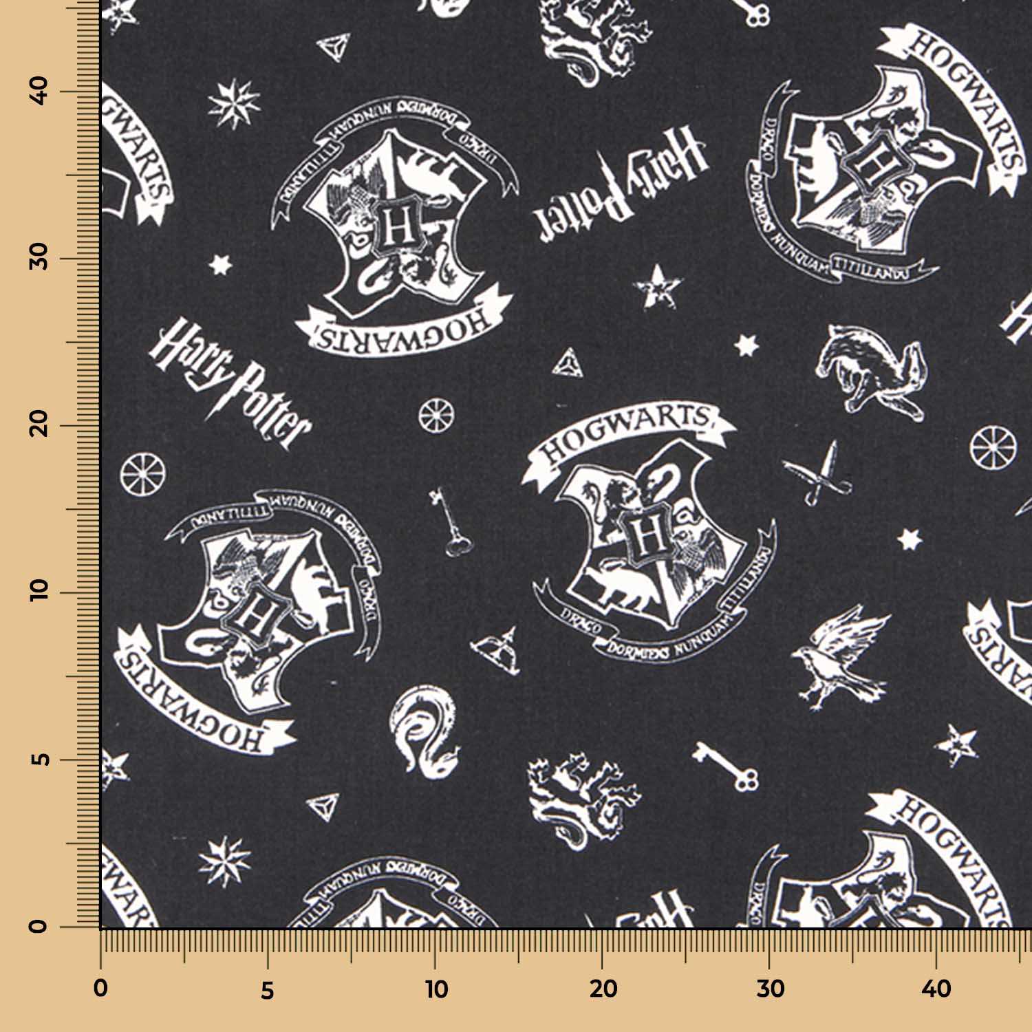 Popeline Coton Poudlard - Ribes y Casals