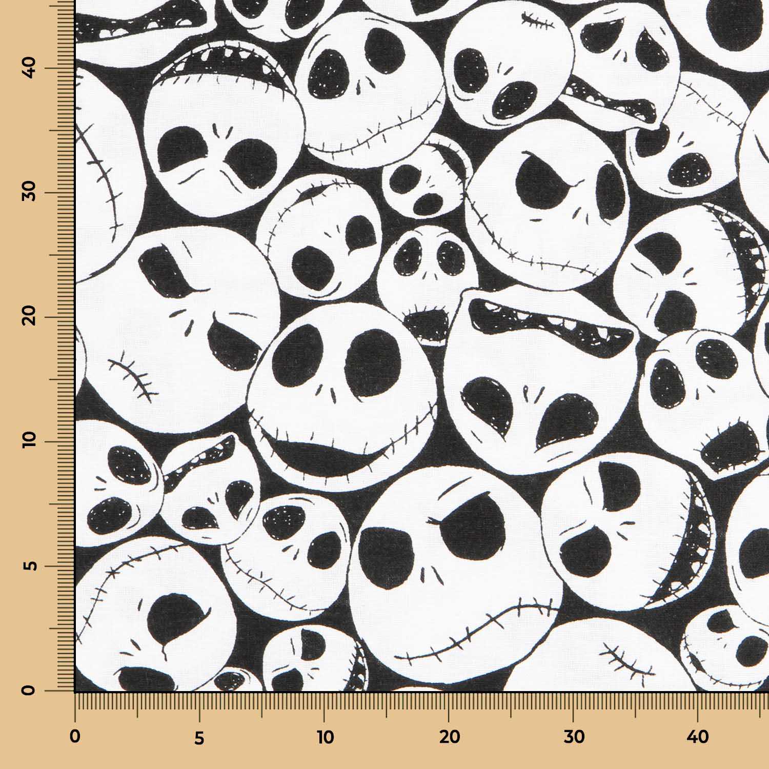 Popeline Coton Cauchemar Avant Noël Jack y Sally - Ribes y Casals