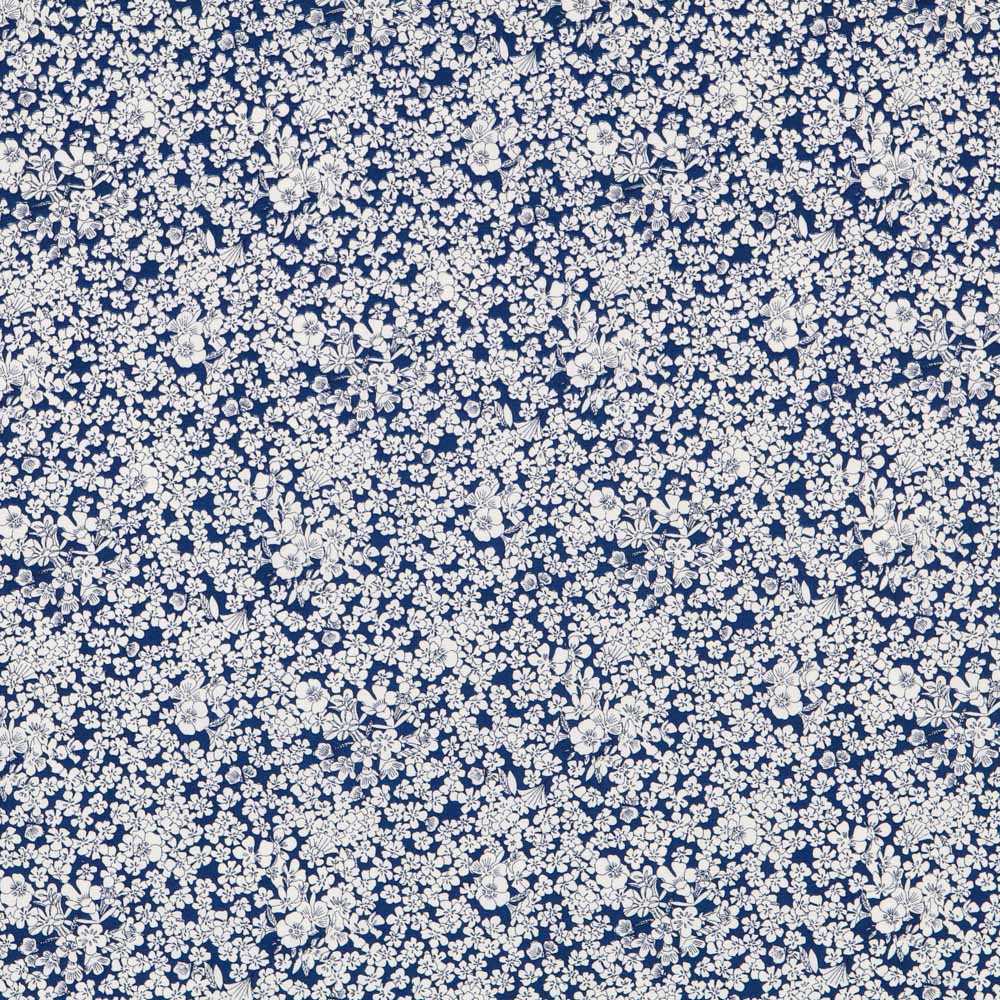 Popeline Coton Liberty Blue Night - Ribes y Casals