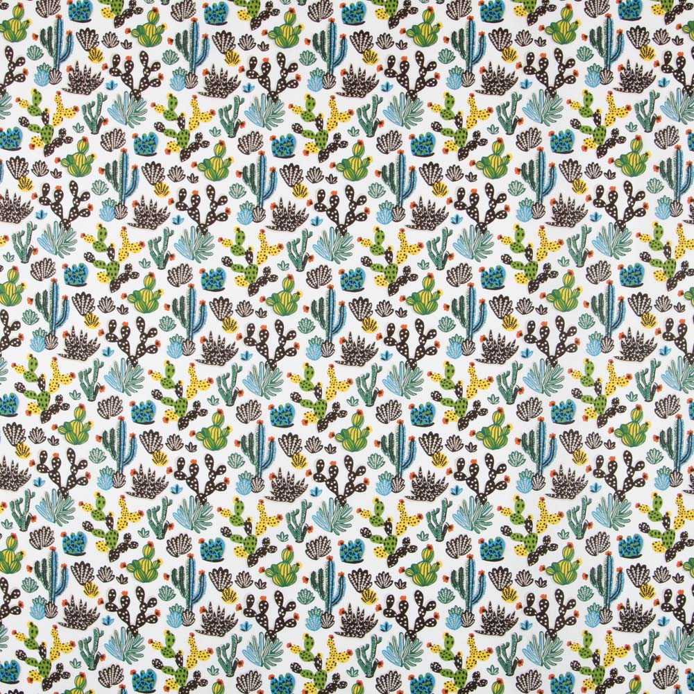 Popeline Coton Mexique Blanc - Ribes y Casals