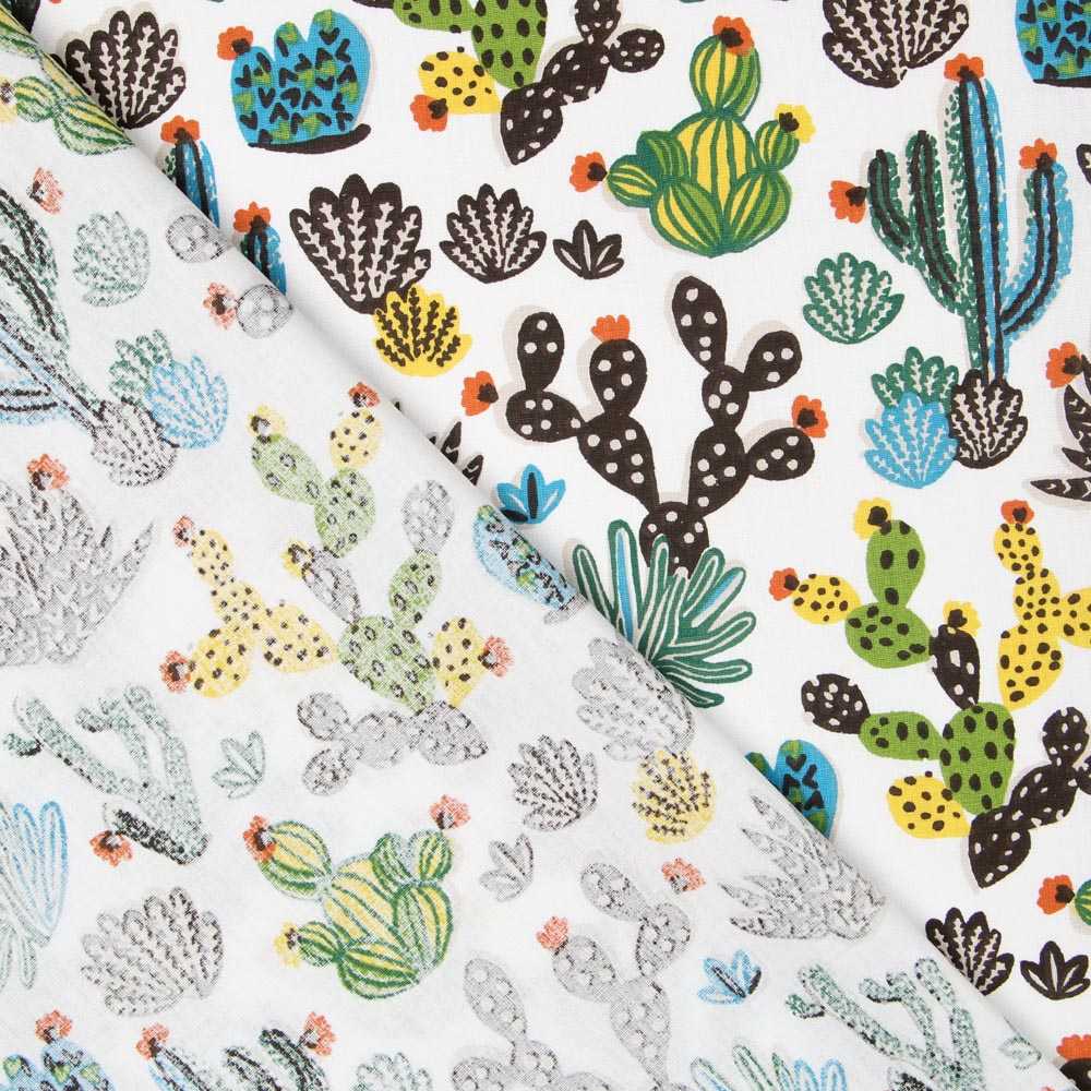 Popeline Coton Mexique Blanc - Ribes y Casals